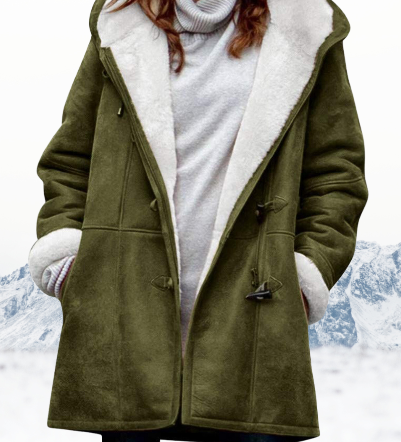 Langer Wintermantel mit Fleecefutter – Produktansicht 5