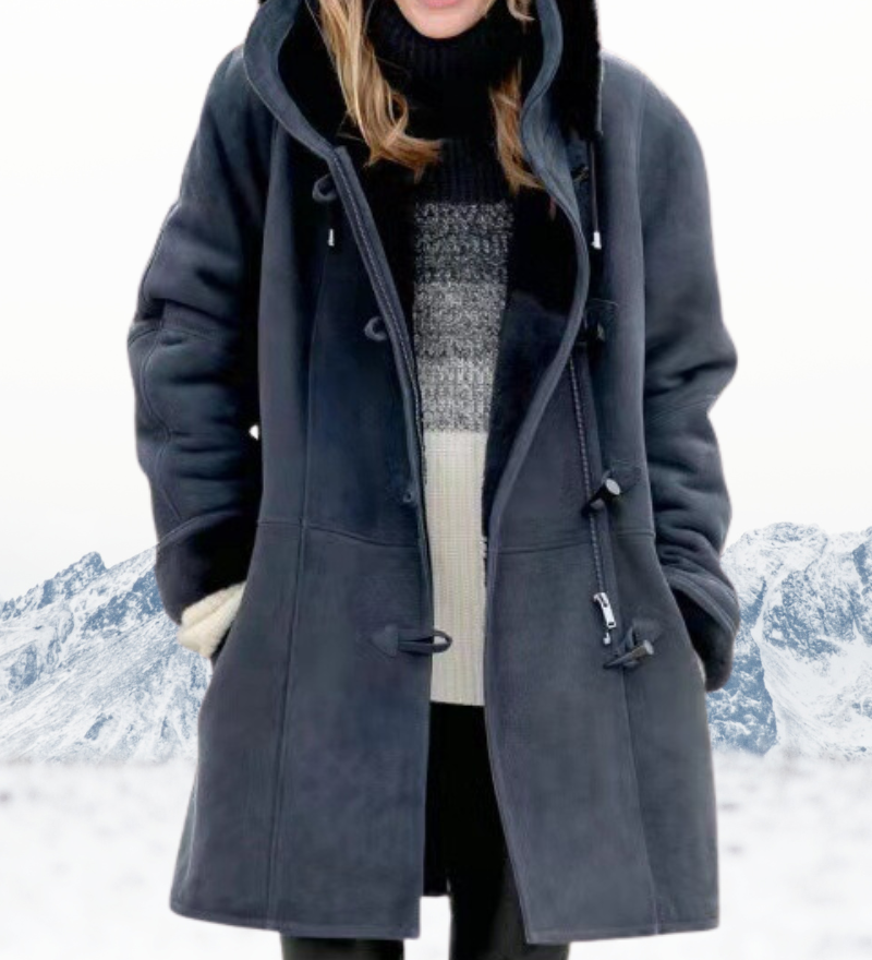 Langer Wintermantel mit Fleecefutter – Produktansicht 1
