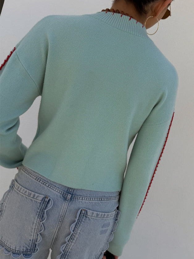 Strickjacke mit verspieltem Oktopus-Motiv – Produktansicht 2
