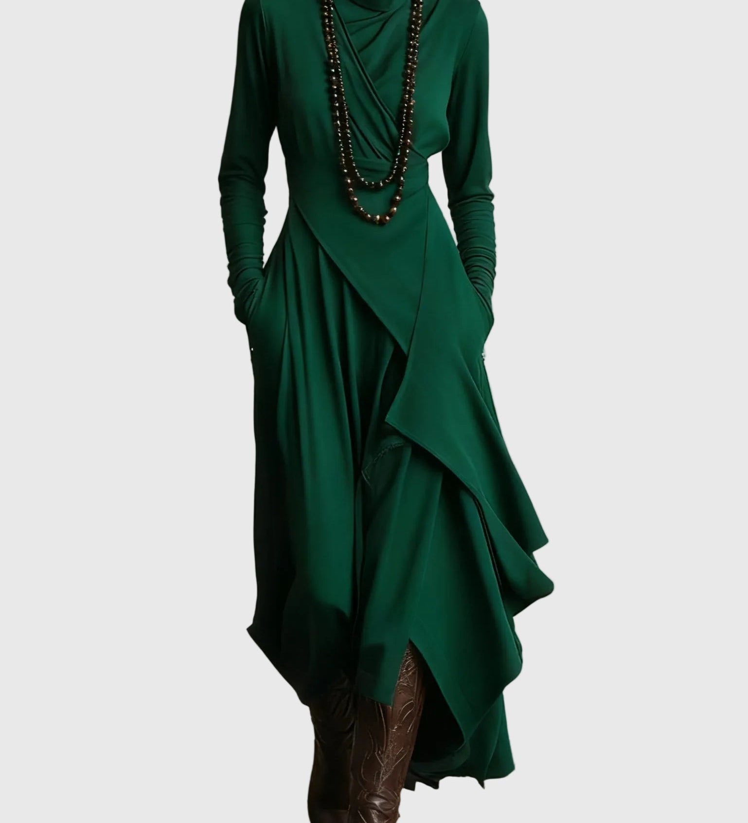 Plissiertes Maxikleid – Produktansicht 11