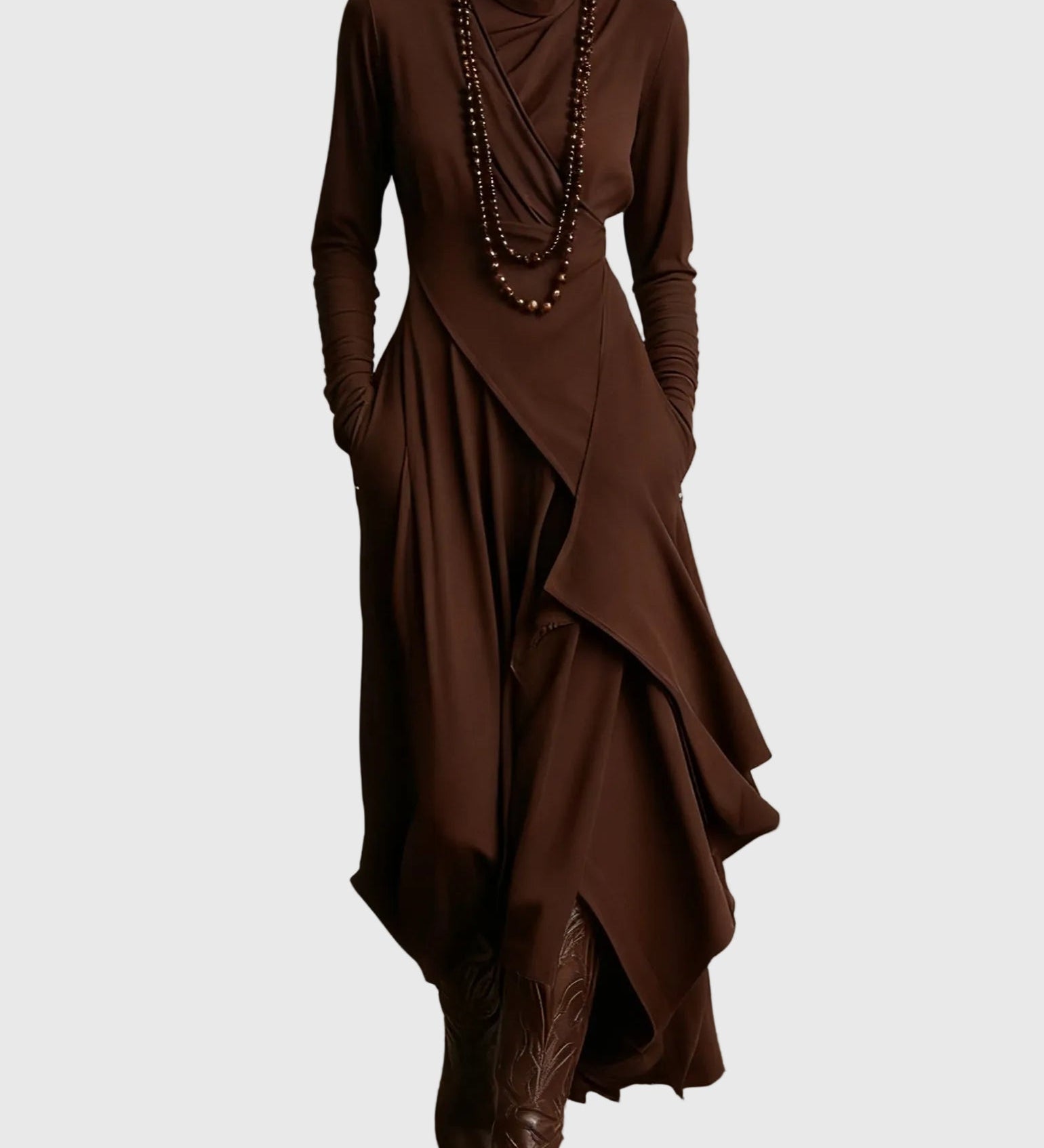 Plissiertes Maxikleid – Produktansicht 9