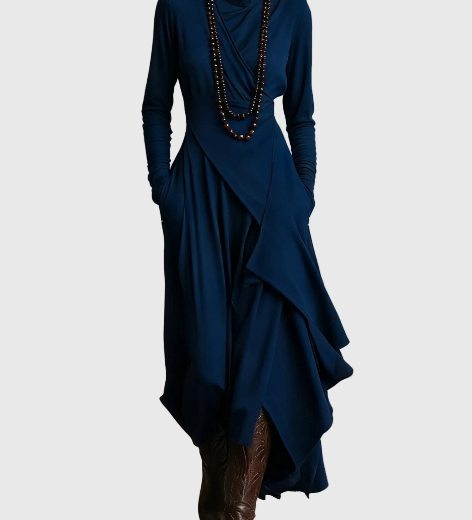 Plissiertes Maxikleid – Produktansicht 10