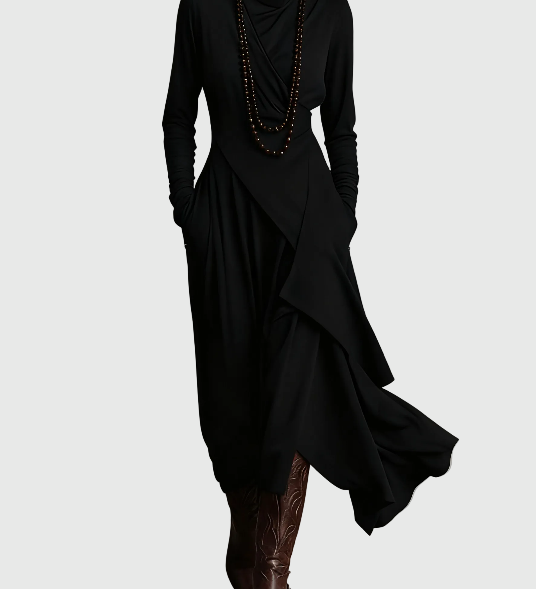 Plissiertes Maxikleid – Produktansicht 6