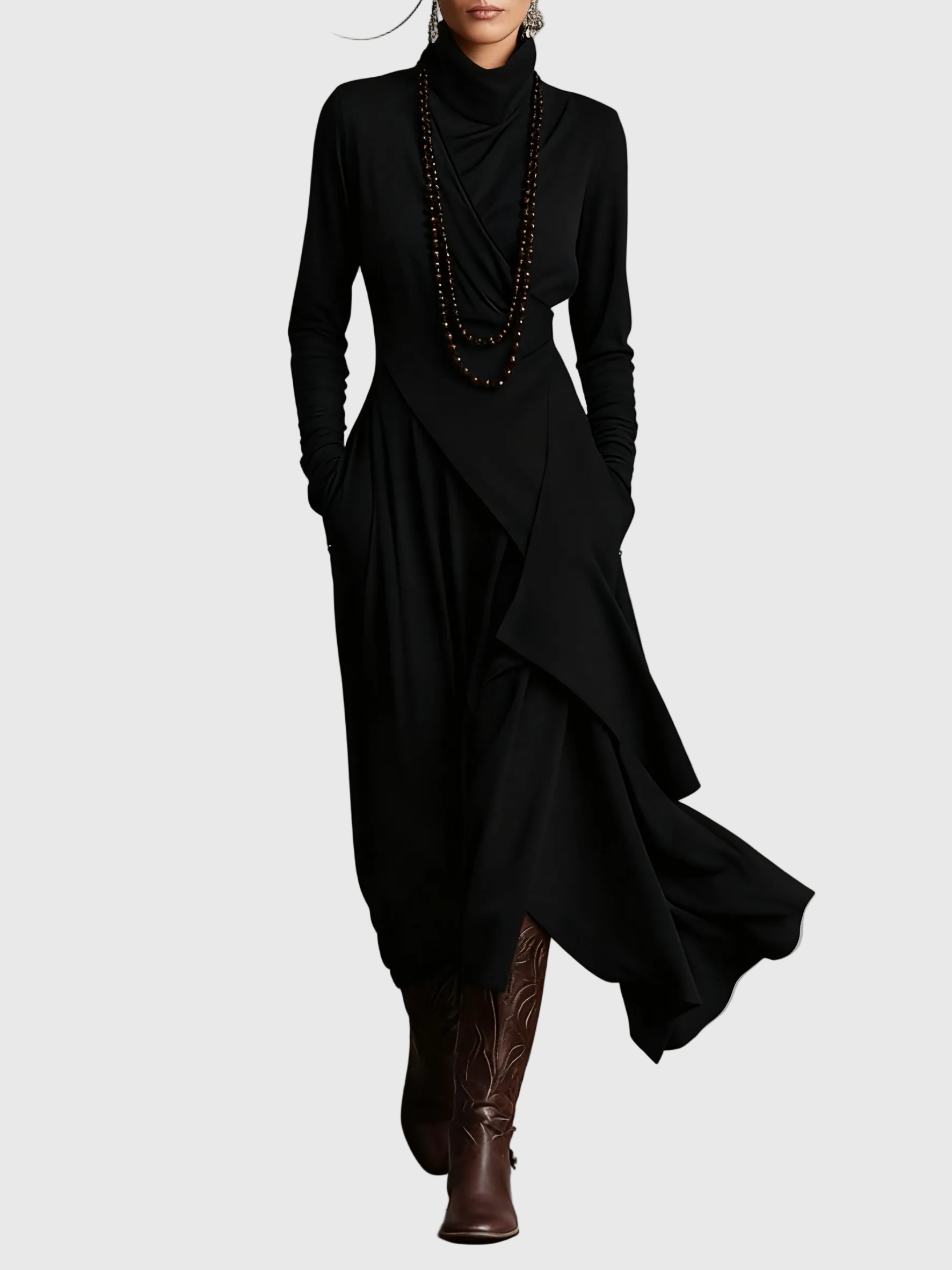 Plissiertes Maxikleid – Produktansicht 6