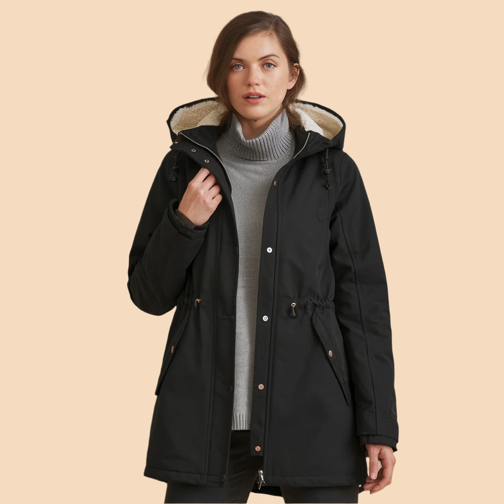 Langer, warmer Premium-Mantel – Produktansicht 2