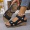 Bequeme Komfortsandalen in Wickeloptik – Produktansicht 6