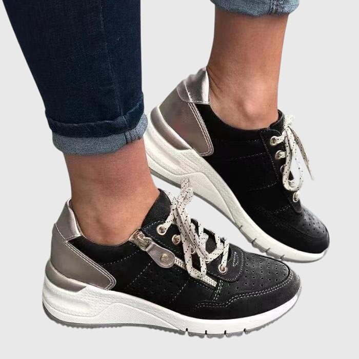 Bequeme Sneakers mit weicher Dämpfung in Wickeloptik – Produktansicht 2