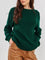 Unifarbener Grobstrick-Pullover in bequemer Passform – Produktansicht 13