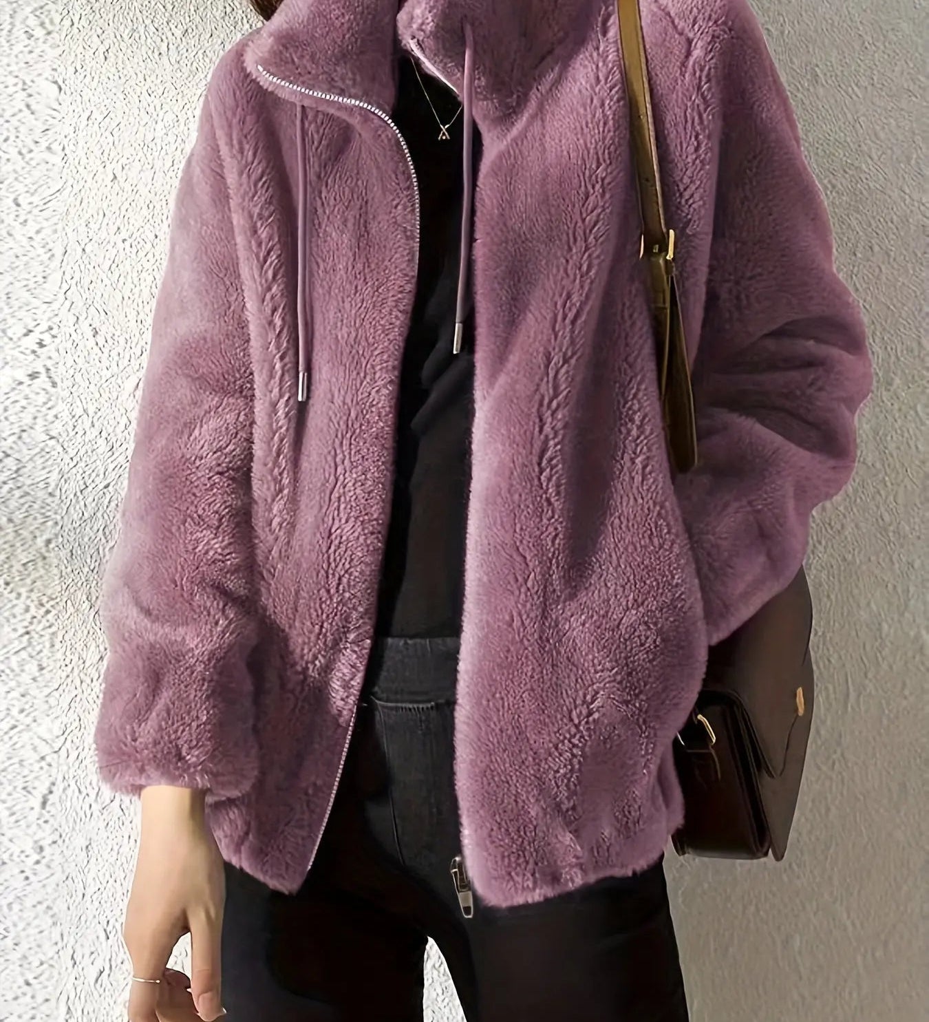 Weiche Damen-Fleecejacke – Produktansicht 8