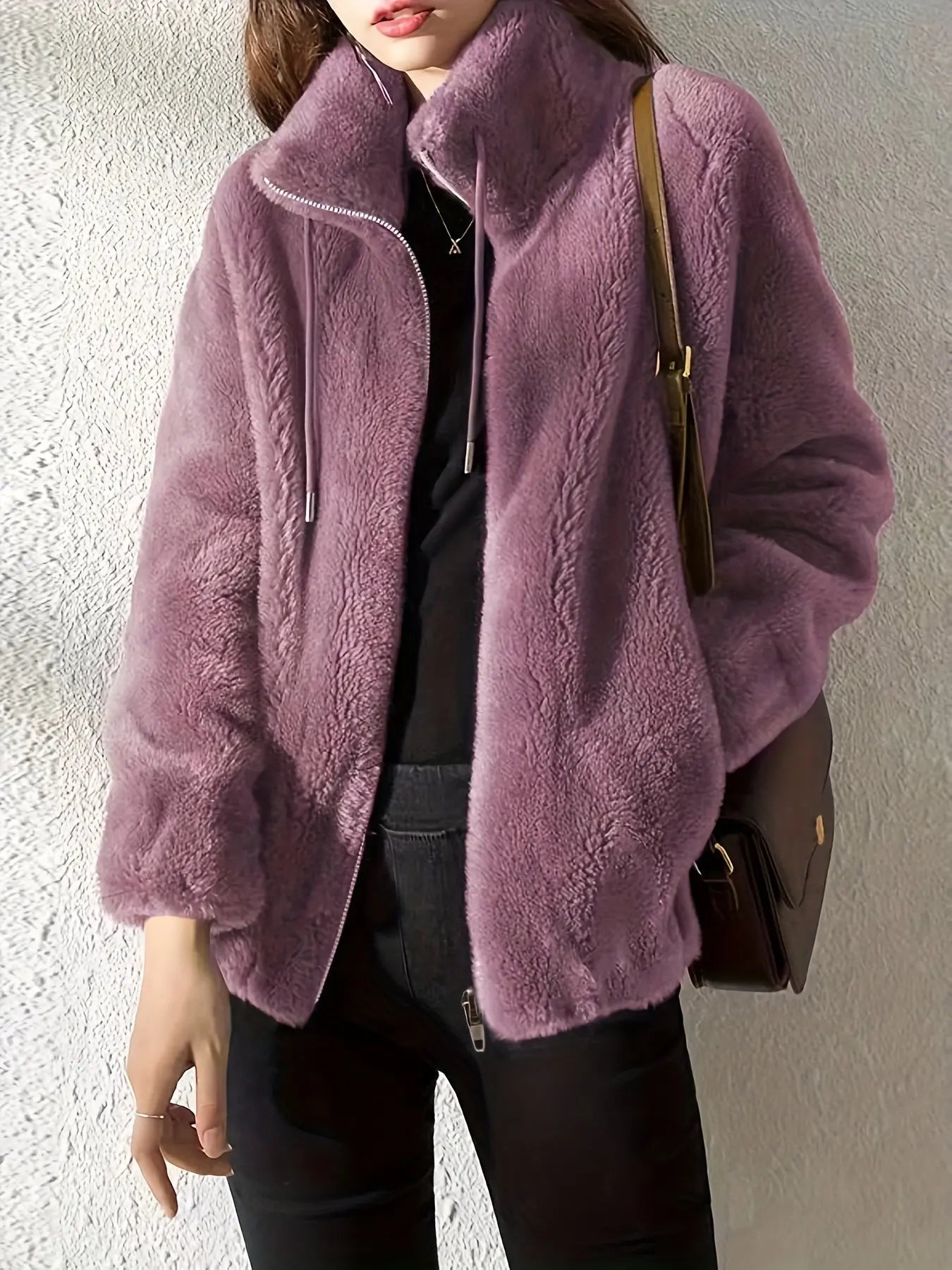 Weiche Damen-Fleecejacke – Produktansicht 8