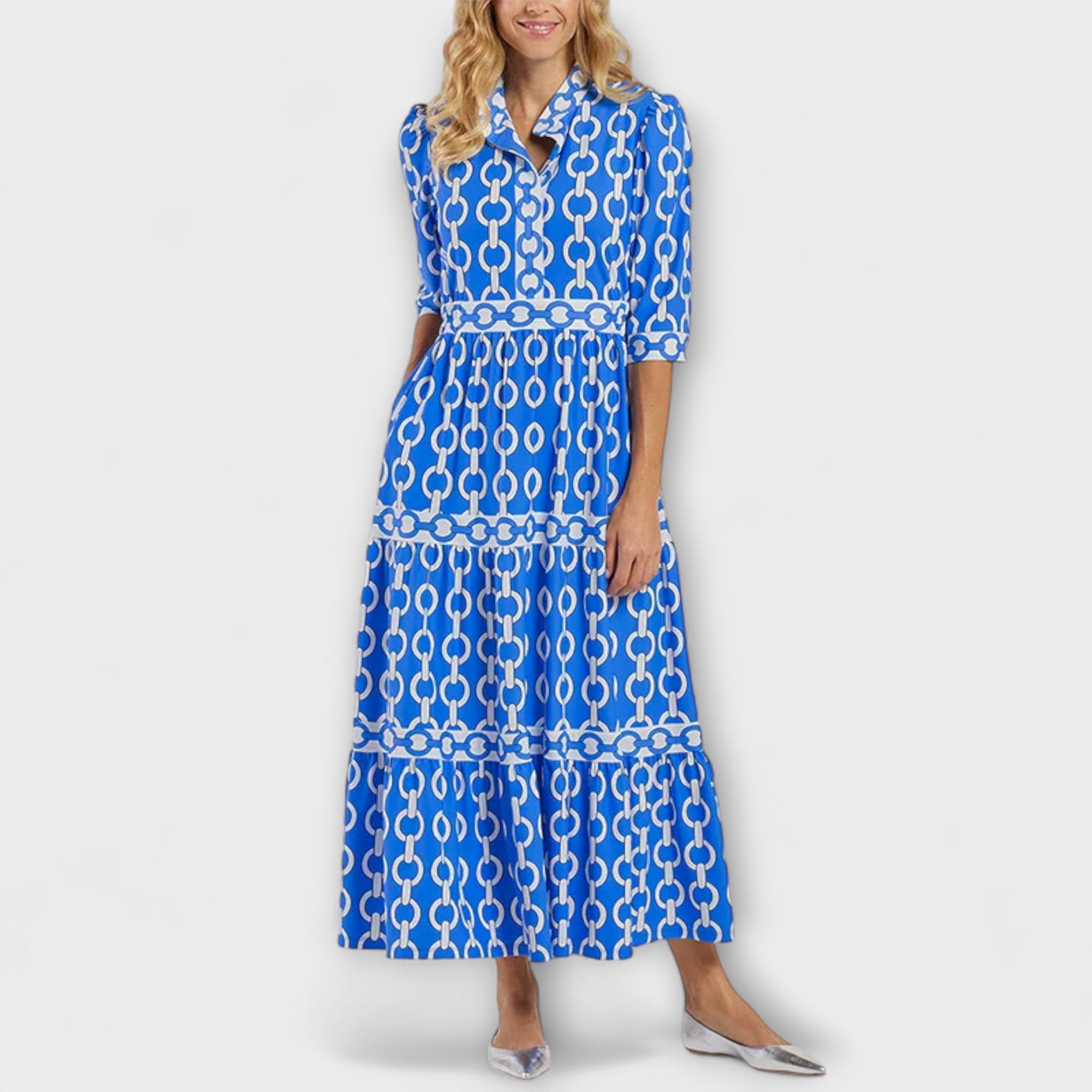 Midikleid mit Kettenmuster – Produktansicht 8