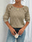 Texturierter Pullover mit Knöpfen – Produktansicht 3