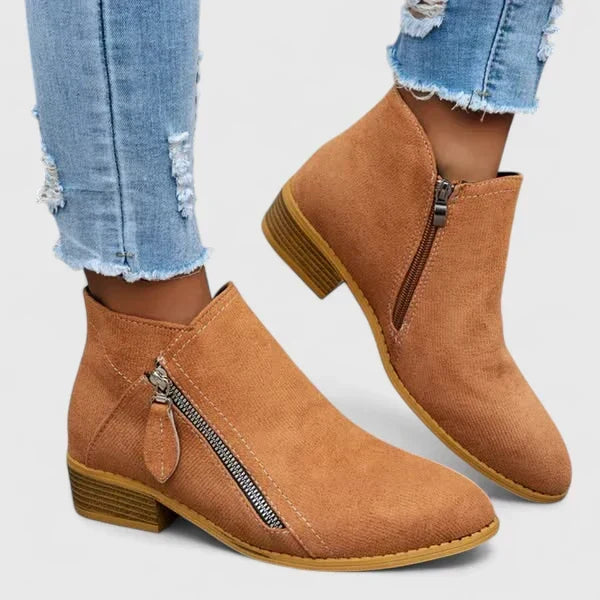 Bequeme Stiefel mit weicher Dämpfung im Vintage-Look – Produktansicht 6