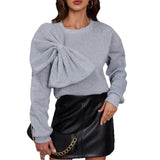 Eleganter Strickpullover mit Schleifendetail – Produktansicht 5