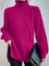 Rollkragenpullover mit Raglanärmeln und Saumschlitz – Produktansicht 14