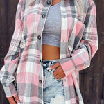 Langärmliges Gingham-Hemd – Produktansicht 3