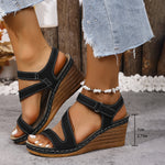 Bequeme Keilsandalen – Produktansicht 3