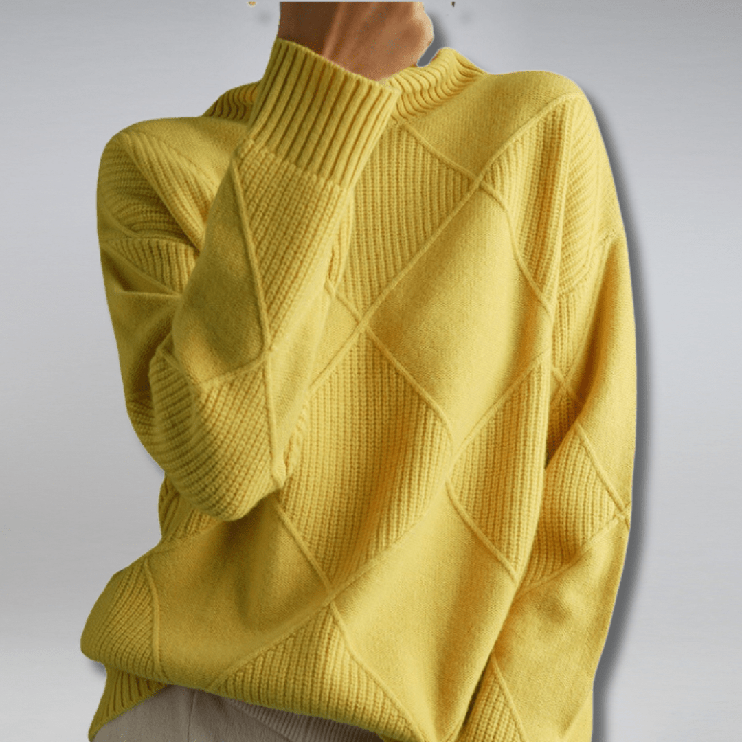 Gerippter Rollkragenpullover in lässiger Passform – Produktansicht 10