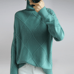 Gerippter Rollkragenpullover in lässiger Passform – Produktansicht 11