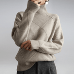Gerippter Rollkragenpullover in lässiger Passform – Produktansicht 4