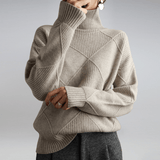 Gerippter Rollkragenpullover in lässiger Passform – Produktansicht 4