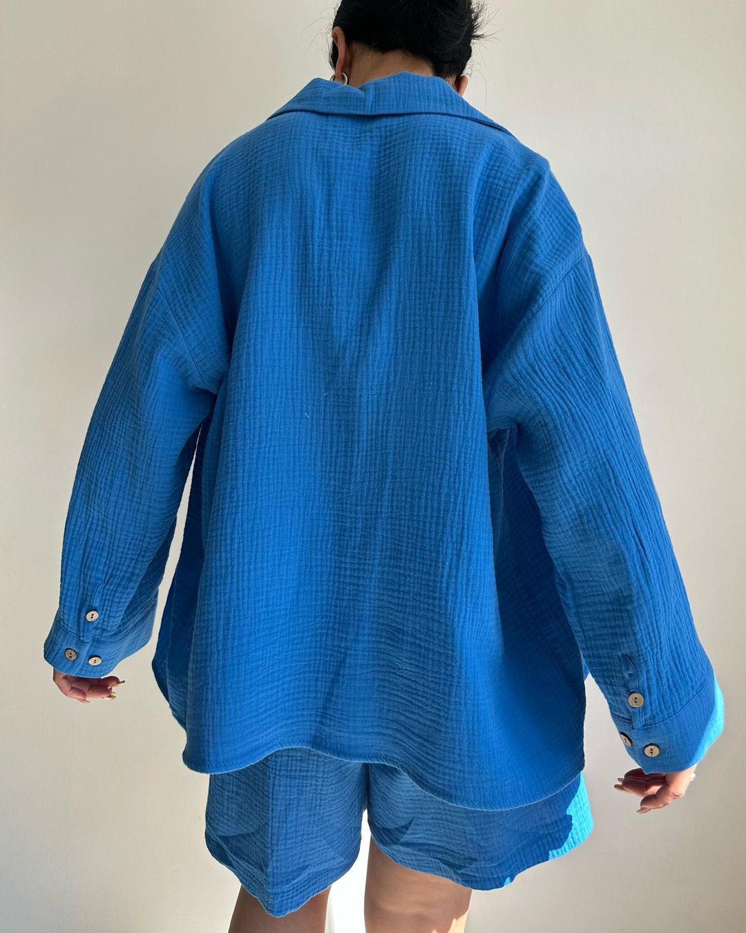 Elegantes zweiteiliges Ensemble im Oversize-Schnitt – Produktansicht 13