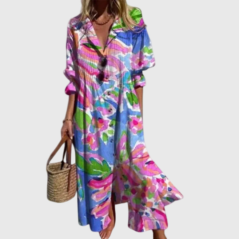 Bequemes Maxikleid im Boho-Stil – Produktansicht 4