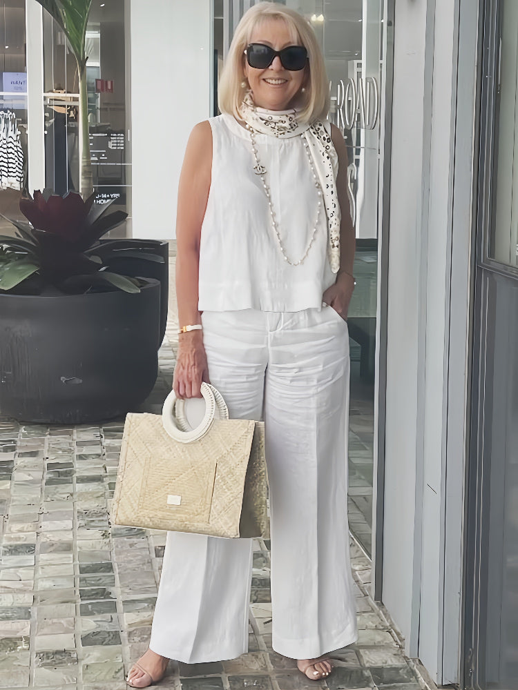 Elegantes Set aus Oberteil und Hose – Produktansicht 3