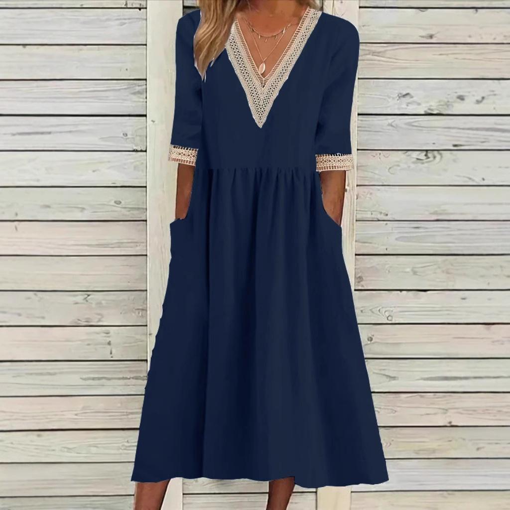 Elegantes Spitzen-Midikleid – Produktansicht 1