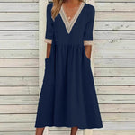Elegantes Spitzen-Midikleid – Produktansicht 1