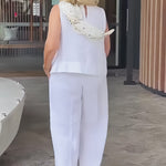 Elegantes Set aus Oberteil und Hose – Produktansicht 6