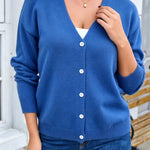 Geknöpfte Strickjacke aus weicher Maschenware – Produktansicht 8