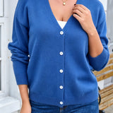 Geknöpfte Strickjacke aus weicher Maschenware – Produktansicht 8