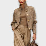 Strukturierte Strickjacke mit eleganten Knöpfen – Produktansicht 1