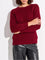 Unifarbener Grobstrick-Pullover in bequemer Passform – Produktansicht 6