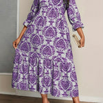 Bequemes Boho-Mosaik-Kleid – Produktansicht 5