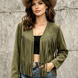 Langer Cardigan mit trendigen Nieten-Details – Produktansicht 9