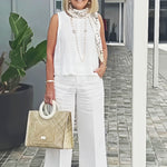 Elegantes Set aus Oberteil und Hose – Produktansicht 1