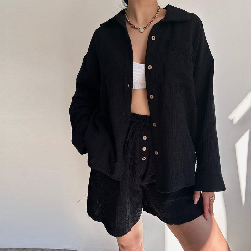 Elegantes zweiteiliges Ensemble im Oversize-Schnitt – Produktansicht 11