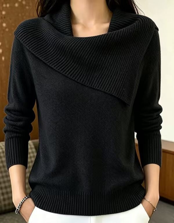 Lässiger Pullover mit Reverskragen – Produktansicht 6