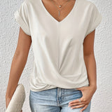 Elegantes T-Shirt mit V-Ausschnitt – Produktansicht 6