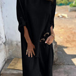 Elegantes zweiteiliges Ensemble mit Kleid mit Knopfleiste – Produktansicht 6