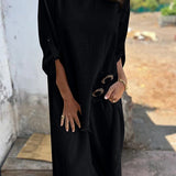 Elegantes zweiteiliges Ensemble mit Kleid mit Knopfleiste – Produktansicht 6