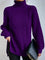 Rollkragenpullover mit Raglanärmeln und Saumschlitz – Produktansicht 2