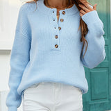 Dicker Pullover mit Rundhalsausschnitt – Produktansicht 10