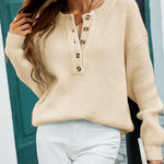 Dicker Pullover mit Rundhalsausschnitt – Produktansicht 15