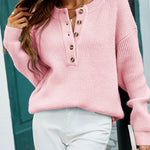 Dicker Pullover mit Rundhalsausschnitt – Produktansicht 2