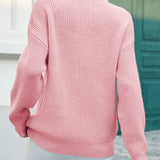 Dicker Pullover mit Rundhalsausschnitt – Produktansicht 4