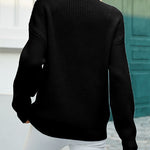 Dicker Pullover mit Rundhalsausschnitt – Produktansicht 8