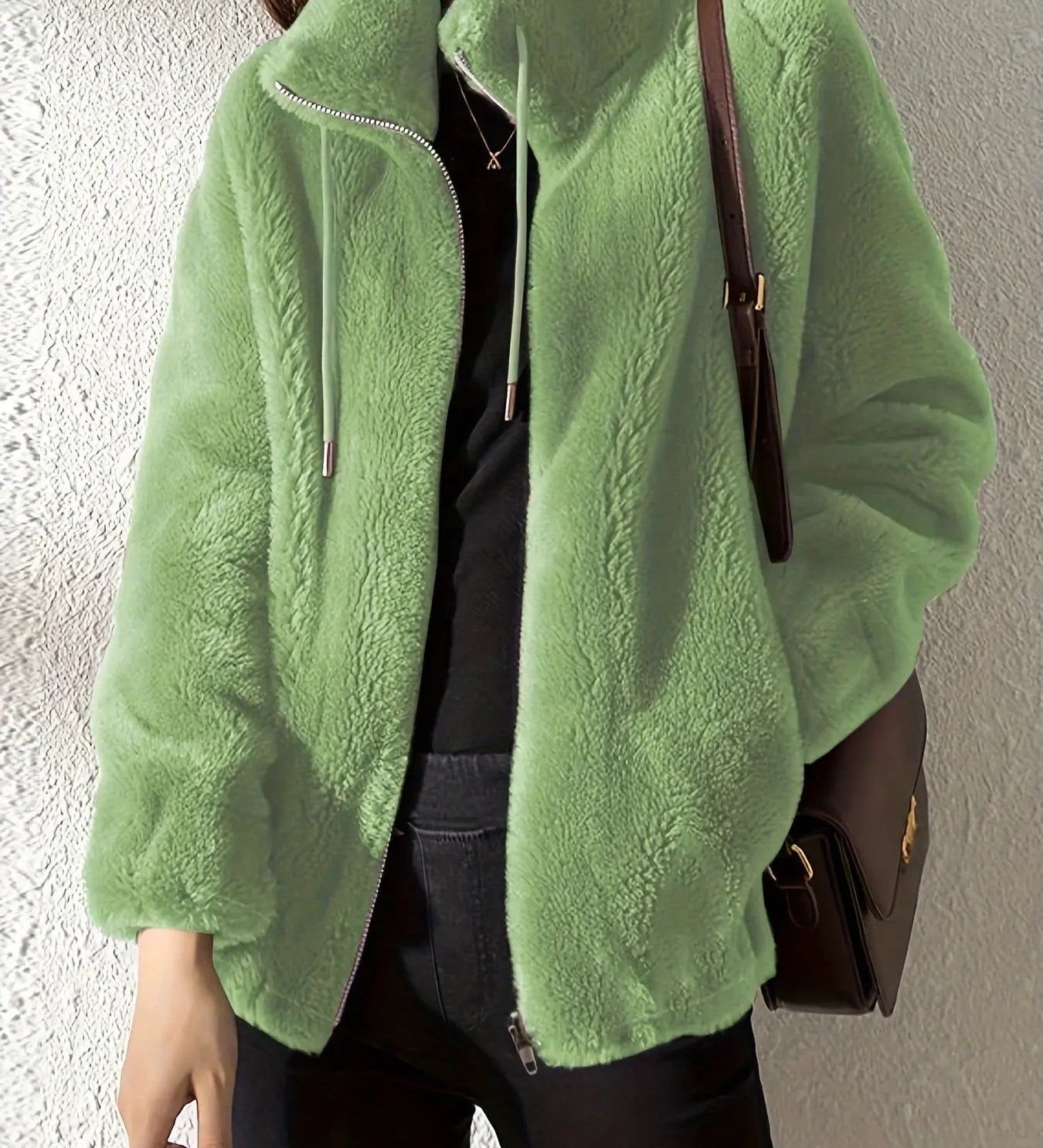 Weiche Damen-Fleecejacke – Produktansicht 9